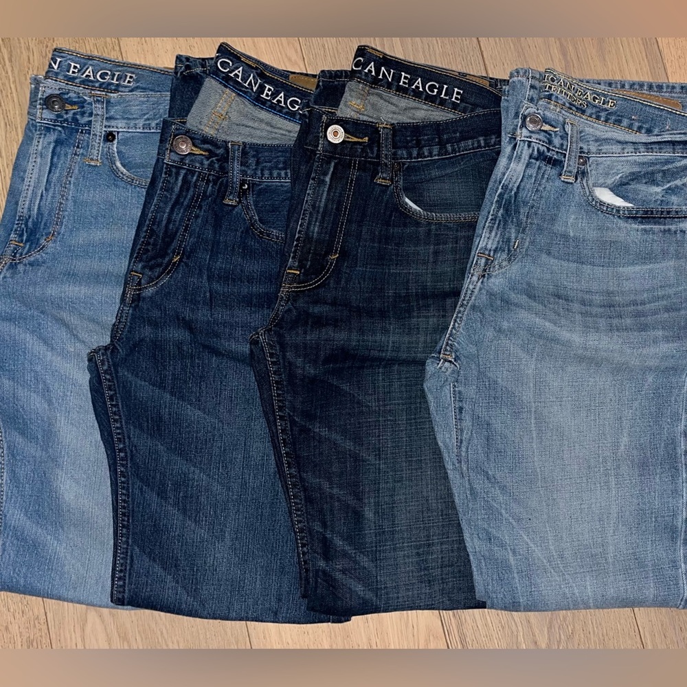 American eagle men’s jeans slim straight